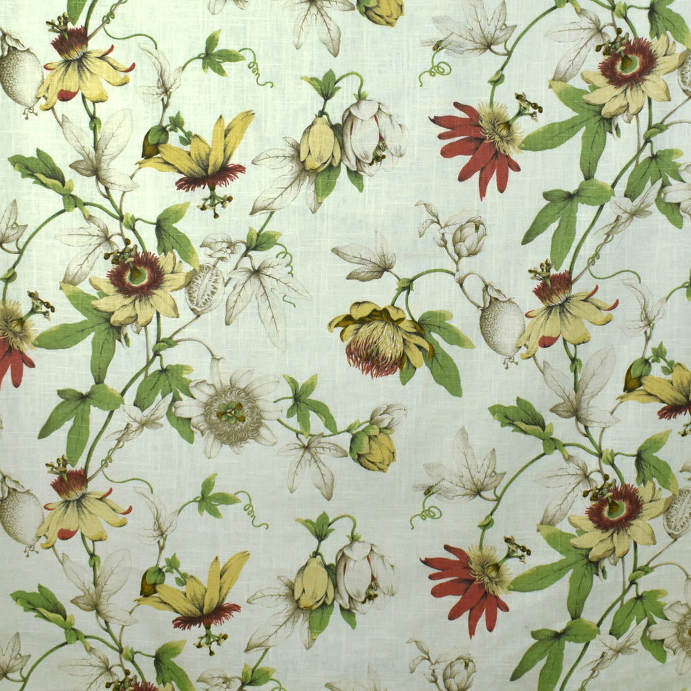 S2694 White Tea by Greenhouse Fabric 55% Linen, 45% Rayon China 15,000 double rubs </p><p>Repeat: 27" H, 25.25" V 54" - Fabric Carolina -