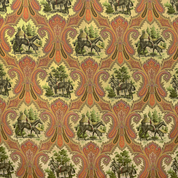 S2718 Spice by Greenhouse Fabric 100% Cotton India 15,000 double rubs </p><p>Repeat: 13.5" H, 18" V 54" - Fabric Carolina -