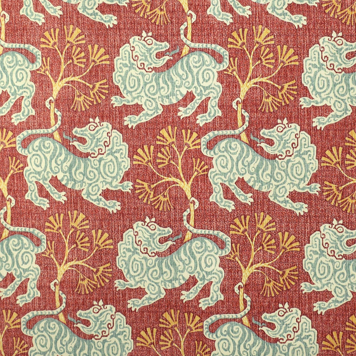 S2719 Rouge by Greenhouse Fabric 100% Cotton India 15,000 double rubs </p><p>Repeat: 13.5" H, 13.5" V 54" - Fabric Carolina -