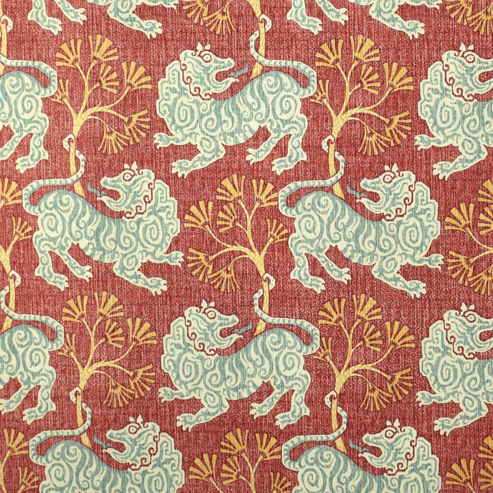 S2719 Rouge by Greenhouse Fabric 100% Cotton INDIA 15,000 </p><p>Repeat: 13.5" H, 13.5" V 54" - Fabric Carolina -