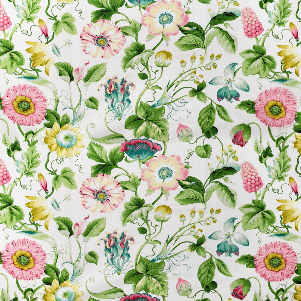S2721 Spring by Greenhouse Fabric 100% Cotton Peru 15,000 double rubs </p><p>Repeat: 27" H, 17" V 54" - Fabric Carolina -