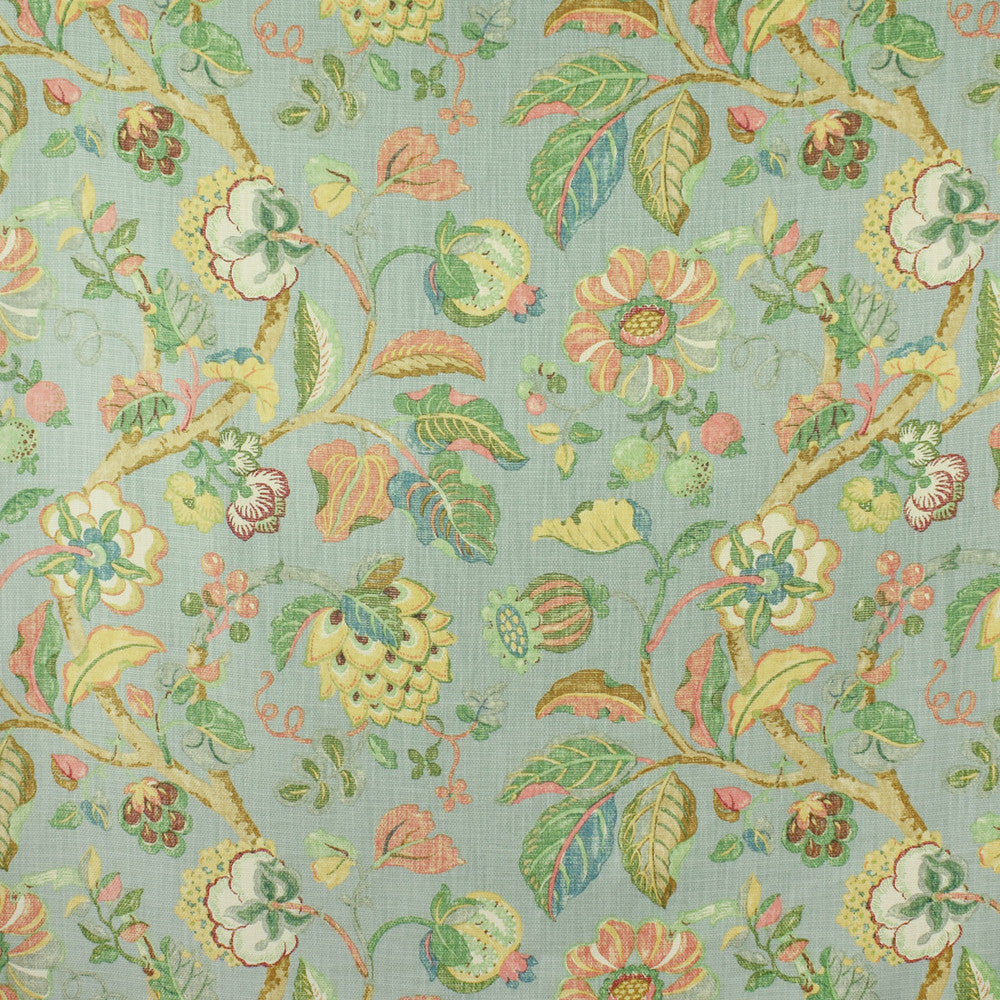 S2724 Robins Egg by Greenhouse Fabric 100% Cotton ISRAEL 15,000 </p><p>Repeat: 27" H, 27" V 54" - Fabric Carolina -