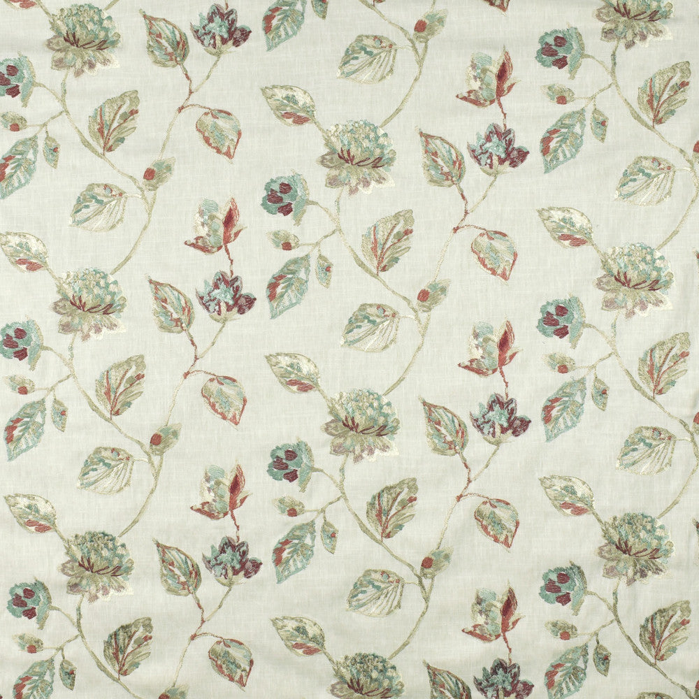 S2830 Summer by Greenhouse Fabric 58% Cotton, 42% Polyester With 100% Rayon Embroidery INDIA 9,000 </p><p>Repeat: 25.25" H, 12.25" V 50" - Fabric Carolina -
