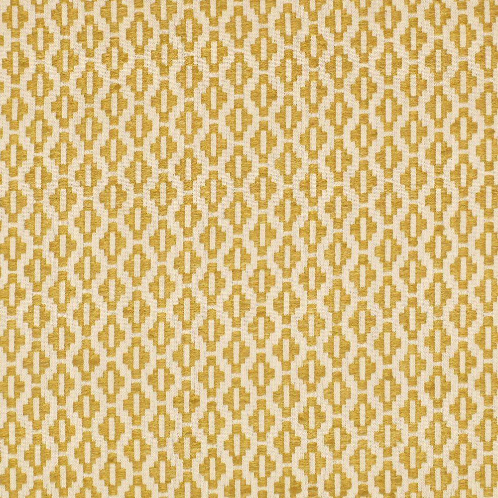 S2853 Gold by Greenhouse Fabric 65% Polyester, 35% Cotton INDIA 50,000 </p><p>Repeat: .8" H, .75" V 54" - Fabric Carolina -