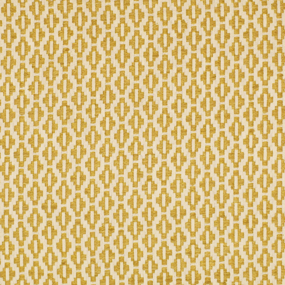 S2853 Gold by Greenhouse Fabric 65% Polyester, 35% Cotton India 50,000 double rubs </p><p>Repeat: .8" H, .75" V 54" - Fabric Carolina -