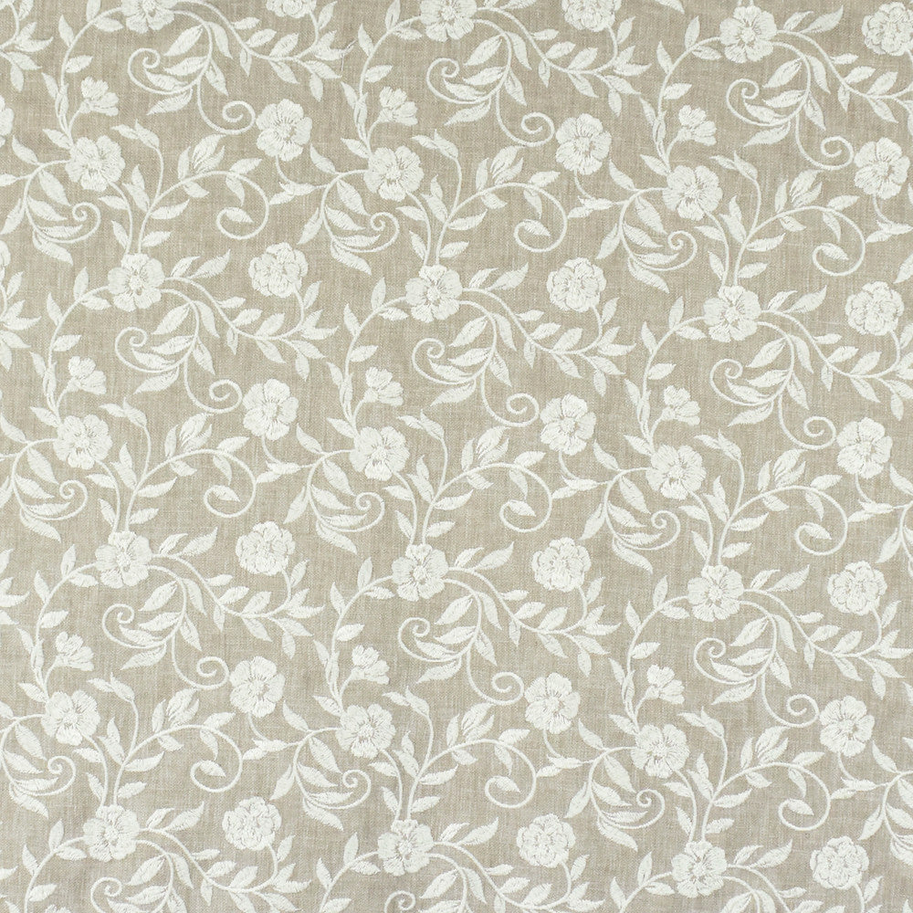 S2887 Linen by Greenhouse Fabric 52% Cotton, 48% Polyester With 100% Rayon Embroidery India 9,000 double rubs </p><p>Repeat: 6.5" H, 6.25" V 51" - Fabric Carolina -