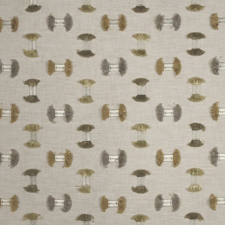 S2901 Travertine by Greenhouse Fabric S39: Capri Neutrals 50% Polyester, 50% Cotton With 100% Polyester Embroidery India 9,000 double rubs </p><p>Repeat: 6.25" H, 5.25" V 55" - Fabric Carolina -