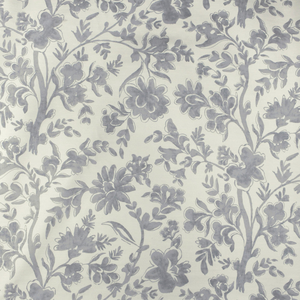 S2960 Pewter by Greenhouse Fabric 100% Polyester India 30,000 double rubs </p><p>Repeat: 27" H, 36" V 54" - Fabric Carolina -