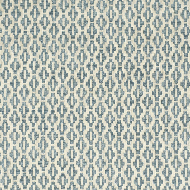 S3010 Aqua by Greenhouse Fabric S41: Capri Blues 65% Polyester, 35% Cotton India 50,000 double rubs </p><p>Repeat: .8" H, .75" V 54" - Fabric Carolina -