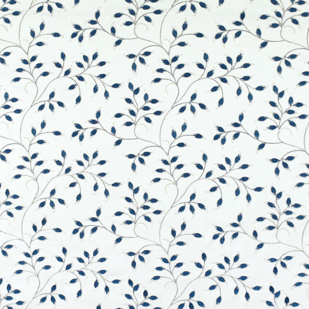 S3033 Sapphire by Greenhouse Fabric 52% Cotton, 48% Polyester With 70% Cotton, 30% Polyester Embroidery INDIA 9,000 </p><p>Repeat: 13" H, 9.25" V 52" - Fabric Carolina -