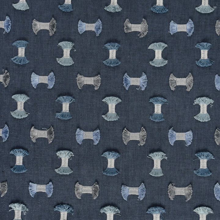 S3046 Seaside by Greenhouse Fabric 50% Polyester, 50% Cotton With 100% Polyester Embroidery India 9,000 double rubs </p><p>Repeat: 6.25" H, 5.25" V 55" - Fabric Carolina -