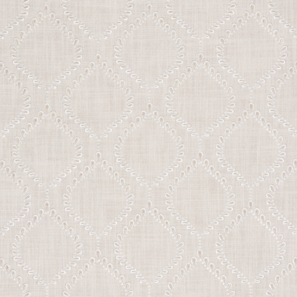 S3094 Ivory by Greenhouse Fabric 100% Polyester With 100% Polyester Embroidery INDIA 9,000 </p><p>Repeat: 6.5" H, 6" V 52" - Fabric Carolina -