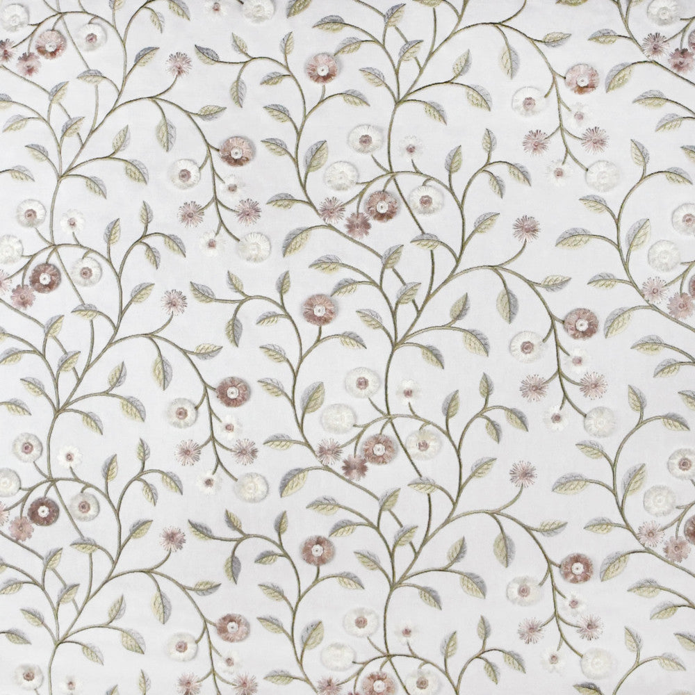 S3108 Bella Pink by Greenhouse Fabric 50% Polyester, 50% Cotton With 100% Polyester Embroidery India 9,000 </p><p>Repeat: 25.25" H, 9.25" V 55" - Fabric Carolina -