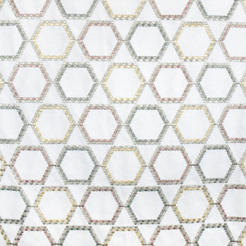 S3111 Potpourri by Greenhouse Fabric 52% Cotton, 48% Polyester With 100% Rayon Embroidery INDIA 6,000 </p><p>Repeat: 7.25" H, 12.375" V 50" - Fabric Carolina -