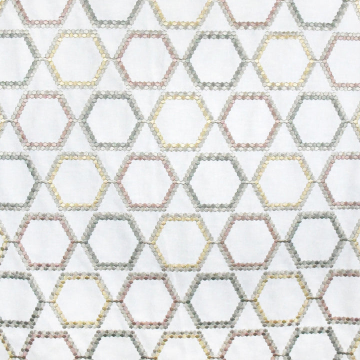 S3111 Potpourri by Greenhouse Fabric 52% Cotton, 48% Polyester With 100% Rayon Embroidery INDIA 6,000 </p><p>Repeat: 7.25" H, 12.375" V 50" - Fabric Carolina -