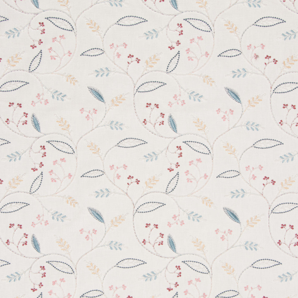S3124 Garden by Greenhouse Fabric 52% Cotton, 48% Polyester With 70% Cotton, 30% Polyester Embroidery India 9,000 double rubs </p><p>Repeat: 10.375" H, 9.125" V 52" - Fabric Carolina -
