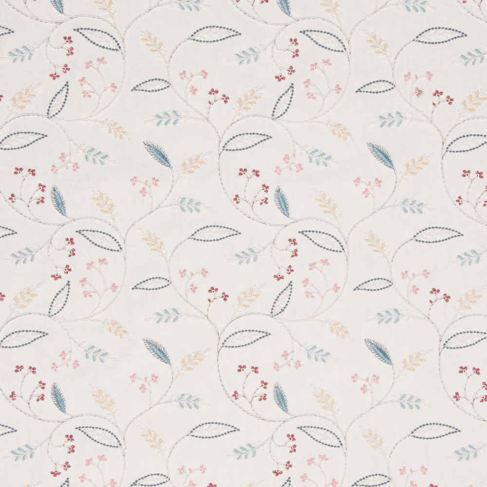 S3124 Garden by Greenhouse Fabric 52% Cotton, 48% Polyester With 70% Cotton, 30% Polyester Embroidery INDIA 9,000 </p><p>Repeat: 10.375" H, 9.125" V 52" - Fabric Carolina -