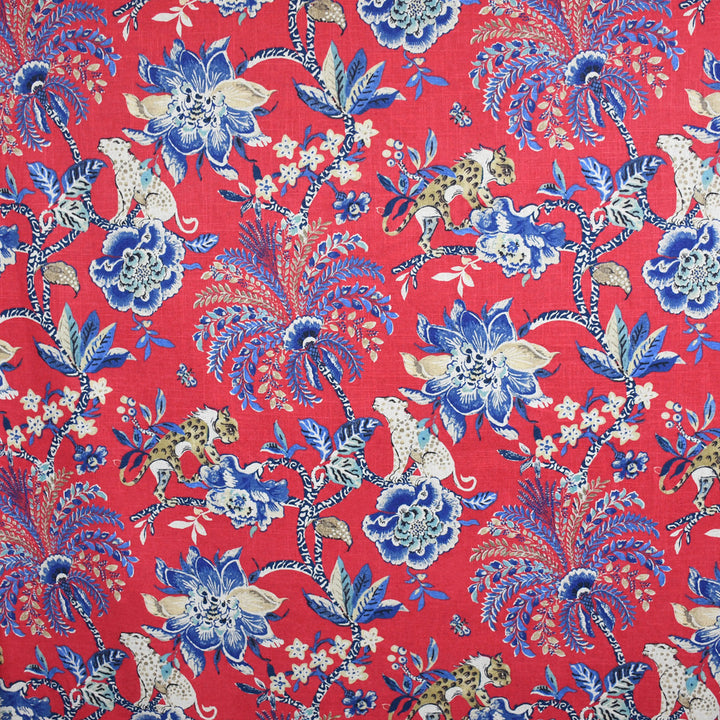 S3134 Poppy by Greenhouse Fabric 55% Linen, 45% Cotton China 27,000 double rubs </p><p>Repeat: 13.5" H, 25.25" V 54" - Fabric Carolina -