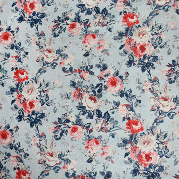S3138 Chambray by Greenhouse Fabric 80% Cotton, 20% Linen CHINA 51,000 </p><p>Repeat: 27" H, 25.25" V 54" - Fabric Carolina -