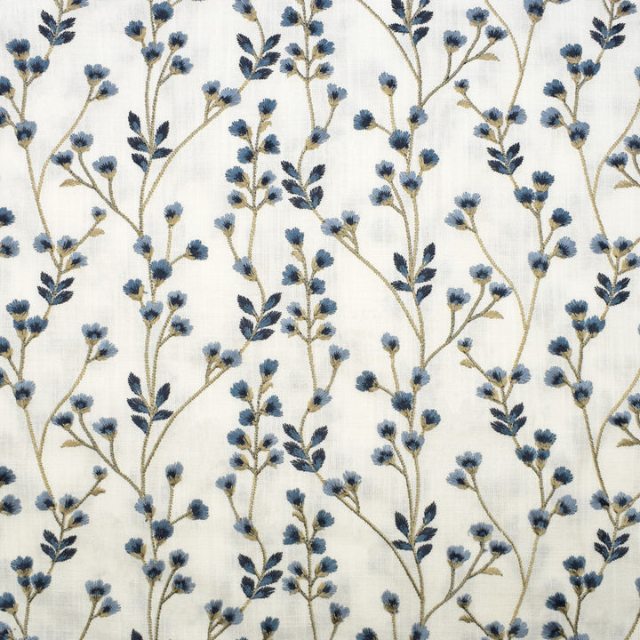S3141 Bluebell by Greenhouse Fabric 73% Cotton, 27% Polyester With 100% Rayon Embroidery INDIA 9,000 </p><p>Repeat: 13.5" H, 6.25" V 54" - Fabric Carolina -