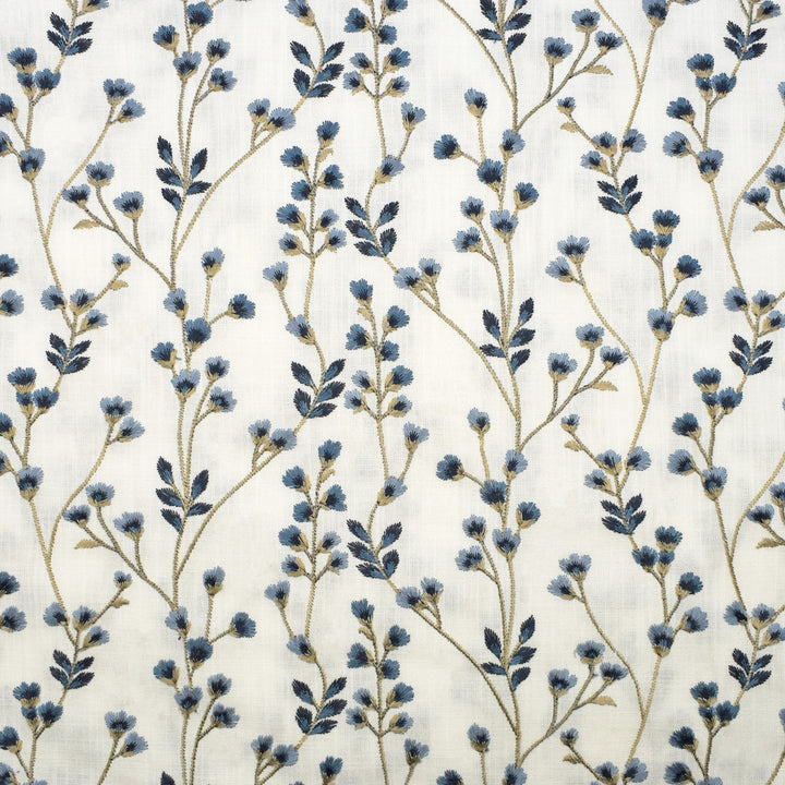 S3141 Bluebell by Greenhouse Fabric M03: Memos by Color 73% Cotton, 27% Polyester With 100% Rayon Embroidery India 9,000 double rubs </p><p>Repeat: 13.5" H, 6.25" V 54" - Fabric Carolina -