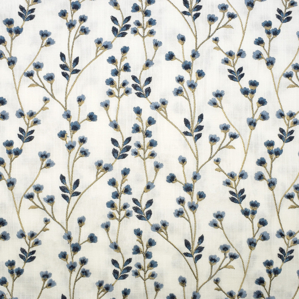 S3141 Bluebell by Greenhouse Fabric 73% Cotton, 27% Polyester With 100% Rayon Embroidery India 9,000 double rubs </p><p>Repeat: 13.5" H, 6.25" V 54" - Fabric Carolina -