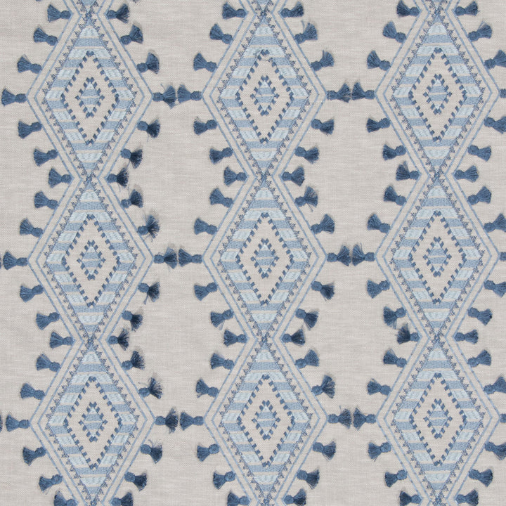 S3142 Bluebell by Greenhouse Fabric 71% Polyester, 29% Cotton With 100% Polyester Embroidery India 9,000 double rubs </p><p>Repeat: 6.5" H, 6.25" V 52" - Fabric Carolina -