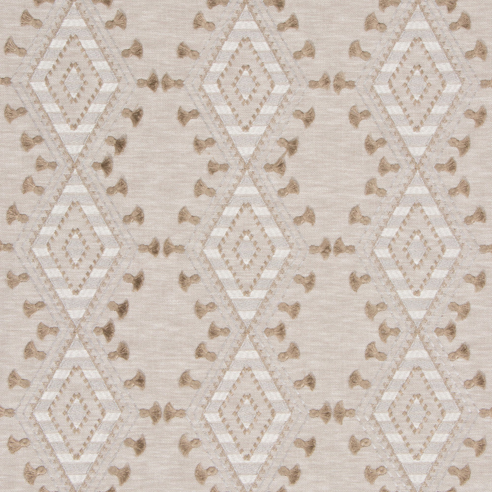 S3168 Flaxen by Greenhouse Fabric 71% Polyester, 29% Cotton With 100% Polyester Embroidery INDIA 9,000 </p><p>Repeat: 6.5" H, 6.25" V 52" - Fabric Carolina -