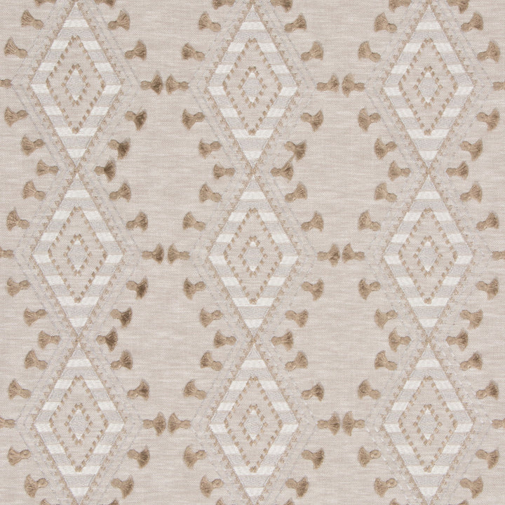 S3168 Flaxen by Greenhouse Fabric 71% Polyester, 29% Cotton With 100% Polyester Embroidery INDIA 9,000 </p><p>Repeat: 6.5" H, 6.25" V 52" - Fabric Carolina -