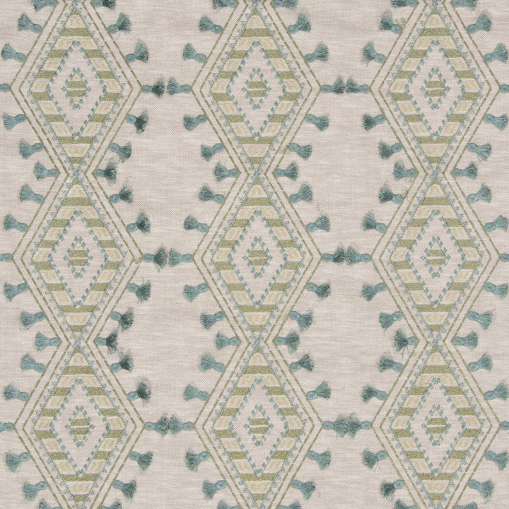 S3182 Greenery by Greenhouse Fabric M03: Memos by Color 71% Polyester, 29% Cotton With 100% Polyester Embroidery India 9,000 double rubs </p><p>Repeat: 6.5" H, 6.25" V 52" - Fabric Carolina -