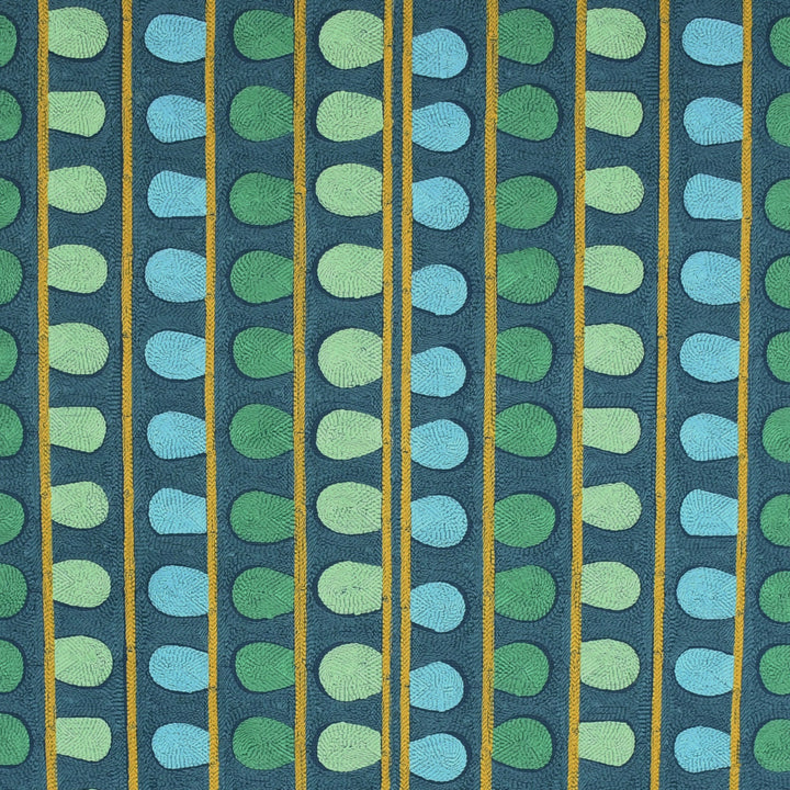 S3189 Oasis by Greenhouse Fabric 70% Viscose, 30% Linen With 100% Cotton Embroidery India 9,000 double rubs </p><p>Repeat: 10.5" H, 6" V 53" - Fabric Carolina -
