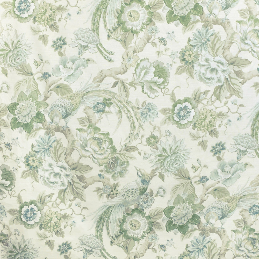 S3214 Foam by Greenhouse Fabric 100% Cotton PERU 25,000 </p><p>Repeat: 27" H, 36" V 54" - Fabric Carolina -