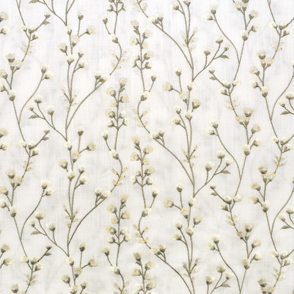 S3223 Snowflake by Greenhouse Fabric M03: Memos by Color 73% Cotton, 27% Polyester With 100% Rayon Embroidery India 9,000 double rubs </p><p>Repeat: 13.5" H, 6.25" V 54" - Fabric Carolina -