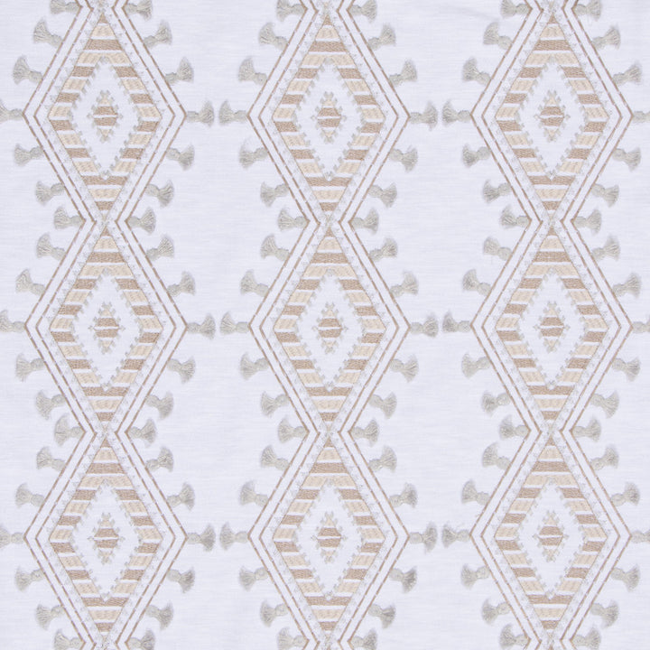 S3225 Metallic by Greenhouse Fabric 71% Polyester, 29% Cotton With 100% Polyester Embroidery India 9,000 double rubs </p><p>Repeat: 6.5" H, 6.25" V 52" - Fabric Carolina -