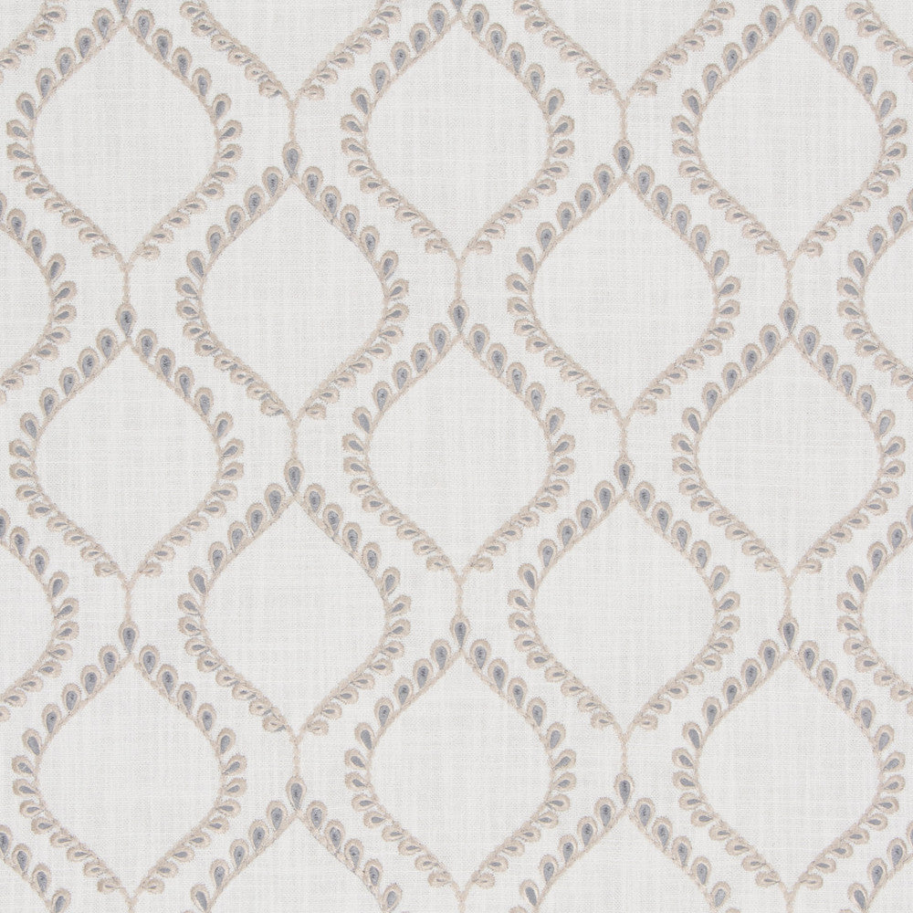 S3227 Moonstone by Greenhouse Fabric 100% Polyester With 100% Polyester Embroidery INDIA 9,000 </p><p>Repeat: 6.5" H, 6" V 52" - Fabric Carolina -