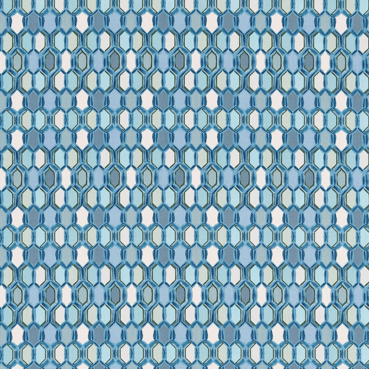 S3401 Blu by Greenhouse Fabric 90% Cotton, 10% Linen PAKISTAN 12,000 </p><p>Repeat: 6.75" H, 12.62" V 54" - Fabric Carolina -