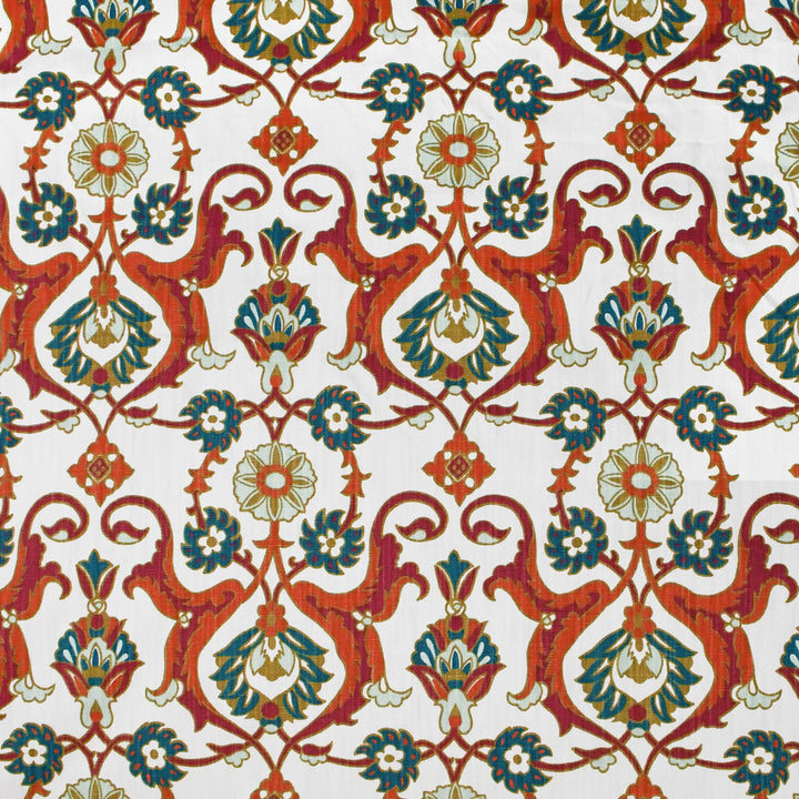 S3428 Vermillion by Greenhouse Fabric M04: Memos by Color 85% Cotton, 15% Linen Pakistan 24,000 double rubs </p><p>Repeat: 13.5" H, 25.25" V 54" - Fabric Carolina -