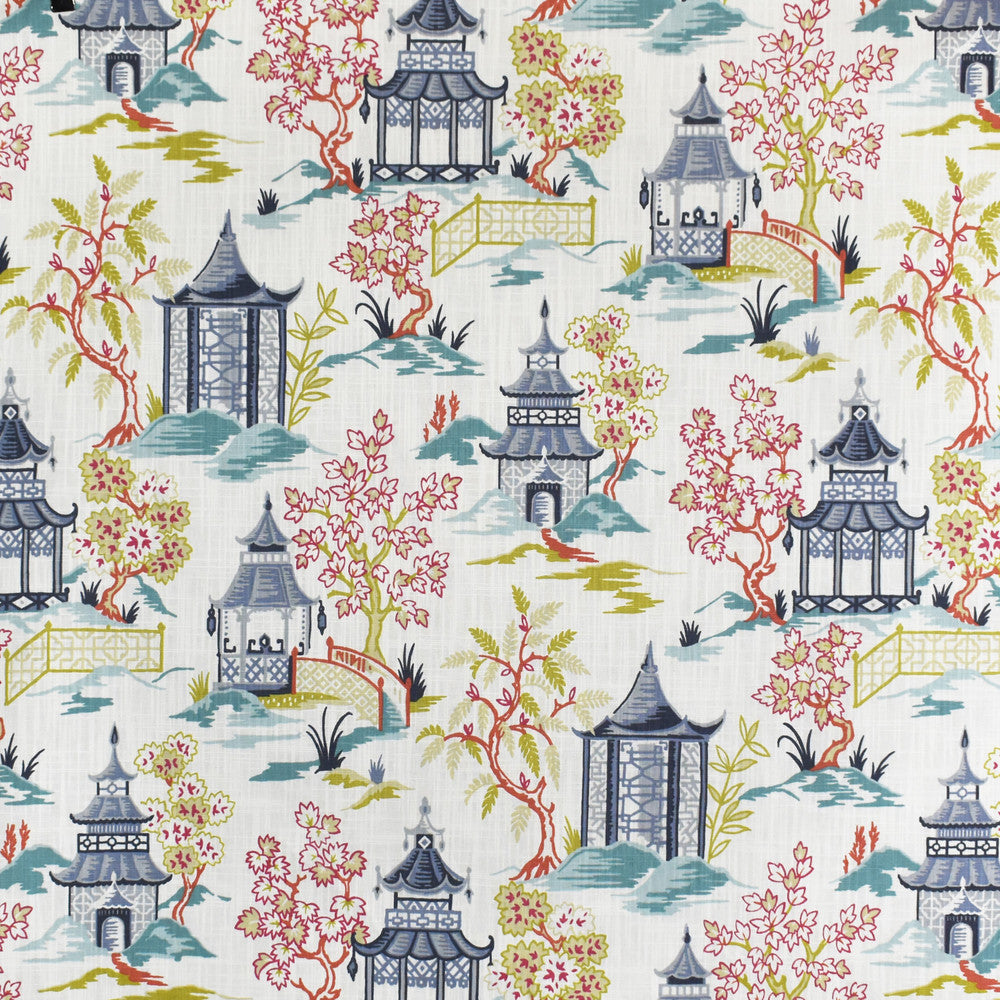 S3442 Summer by Greenhouse Fabric M04: Memos by Color 100% Cotton China 27,000 double rubs Soil & Stain Repellent </p><p>Repeat: 27.375" H, 27" V 58" - Fabric Carolina -