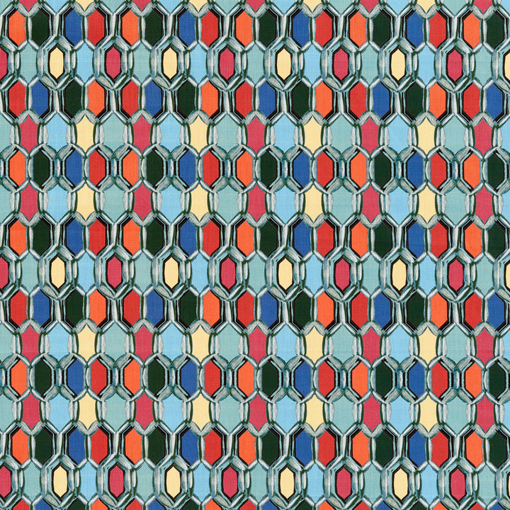 S3449 Bijou by Greenhouse Fabric 90% Cotton, 10% Linen PAKISTAN 12,000 </p><p>Repeat: 6.75" H, 12.62" V 54" - Fabric Carolina -