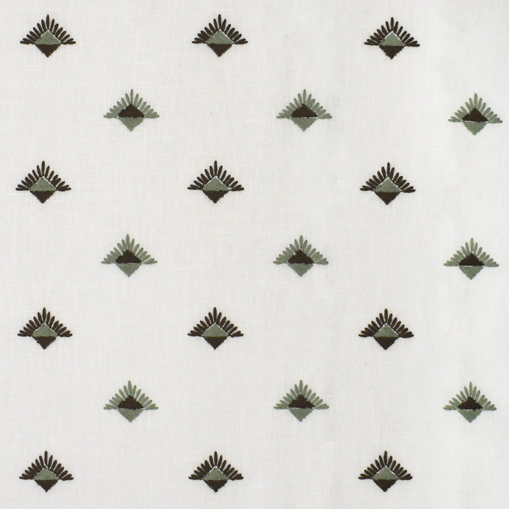 S3586 Sage by Greenhouse Fabric 73% Polyester, 27% Cotton With 100% Polyester Embroidery India 9,000 double rubs </p><p>Repeat: 3.75" H, 3" V 54" - Fabric Carolina -