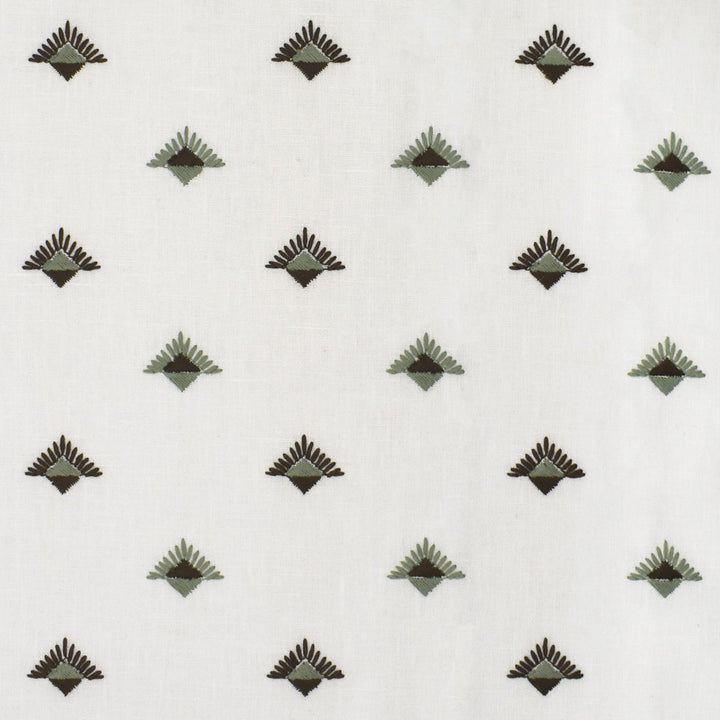 S3586 Sage by Greenhouse Fabric 73% Polyester, 27% Cotton With 100% Polyester Embroidery India 9,000 </p><p>Repeat: 3.75" H, 3" V 54" - Fabric Carolina -