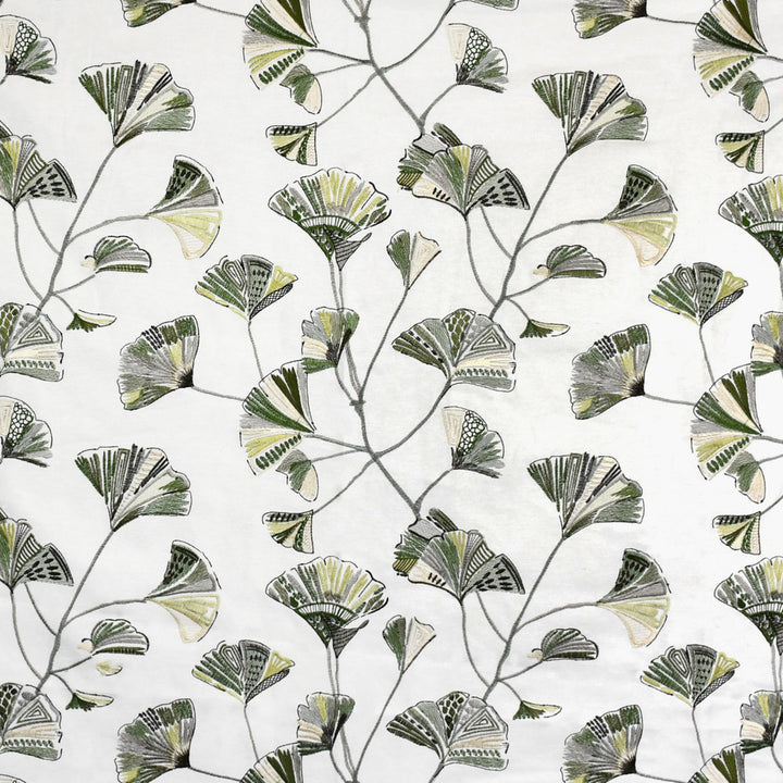 S3596 Sage by Greenhouse Fabric 33% Viscose, 26% Polyester, 26% Linen, 15% Rayon With 100% Rayon Embroidery China 9,000 </p><p>Repeat: 18" H, 15.25" V 56" - Fabric Carolina -