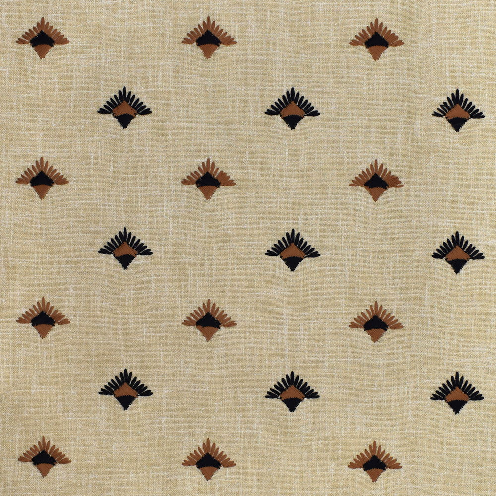 S3599 Ebony by Greenhouse Fabric M05: Memos by COLOR 73% Polyester, 27% Cotton With 100% Polyester Embroidery India 9,000 double rubs </p><p>Repeat: 3.75" H, 3" V 54" - Fabric Carolina -