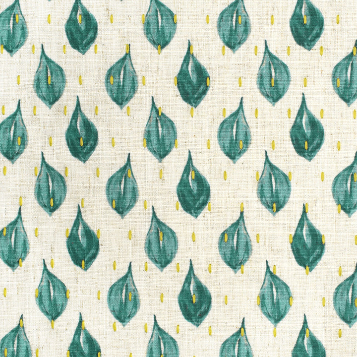 S3613 Turquoise by Greenhouse Fabric 96% Polyester, 4% Linen China 18,000 double rubs </p><p>Repeat: 7" H, 3.25" V 57" - Fabric Carolina -