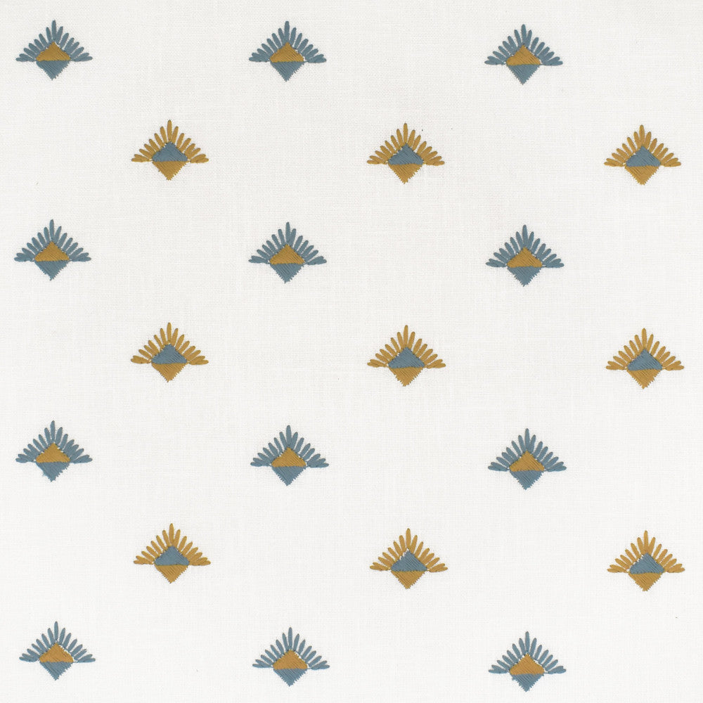S3618 Turquoise by Greenhouse Fabric 73% Polyester, 27% Cotton With 100% Polyester Embroidery India 9,000 double rubs </p><p>Repeat: 3.75" H, 3" V 54" - Fabric Carolina -