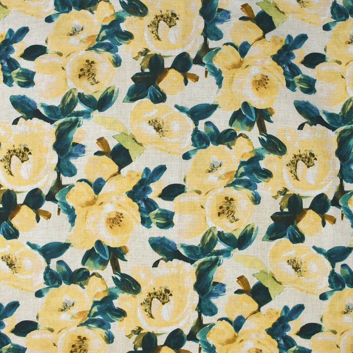 S3621 Lemon by Greenhouse Fabric 95% Polyester, 5% Linen China 53,000 </p><p>Repeat: 27" H, 26" V 58" - Fabric Carolina -