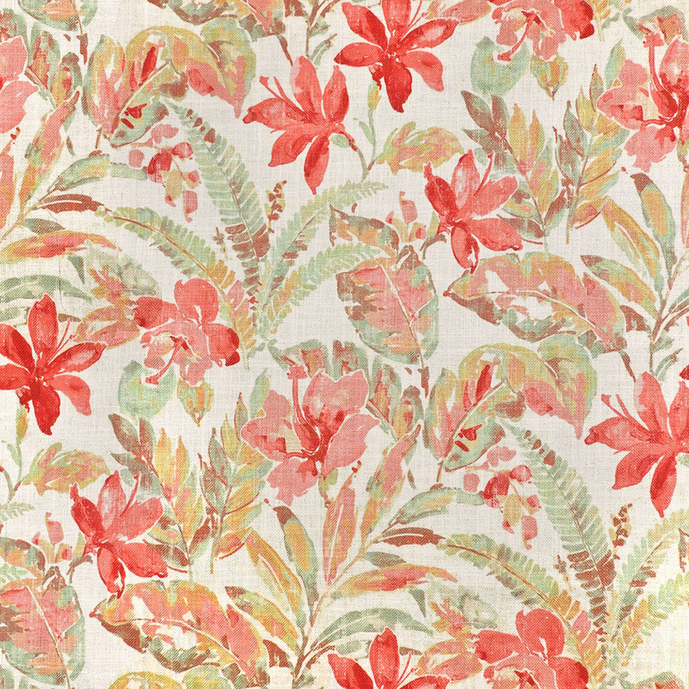 S3625 Coral by Greenhouse Fabric 95% Polyester, 5% Linen China 85,000 </p><p>Repeat: 28" H, 28" V 58" - Fabric Carolina -