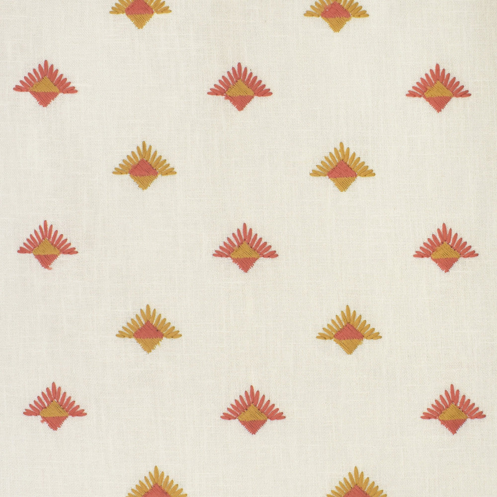 S3626 Rose by Greenhouse Fabric M05: Memos by Color 73% Polyester, 27% Cotton With 100% Polyester Embroidery India 9,000 double rubs </p><p>Repeat: 3.75" H, 3" V 54" - Fabric Carolina -