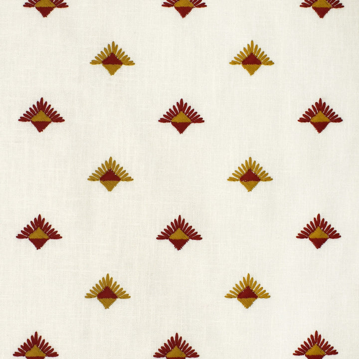 S3637 Paprika by Greenhouse Fabric 73% Polyester, 27% Cotton With 100% Polyester Embroidery India 9,000 double rubs </p><p>Repeat: 3.75" H, 3" V 54" - Fabric Carolina -