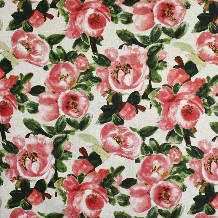 S3645 Rose by Greenhouse Fabric 95% Polyester, 5% Linen China 53,000 double rubs </p><p>Repeat: 27" H, 26" V 58" - Fabric Carolina -